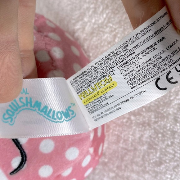 Disney Squishmallow Pink Black Polka Dot Minnie Mouse Plush Toy - Picture 7 of 10